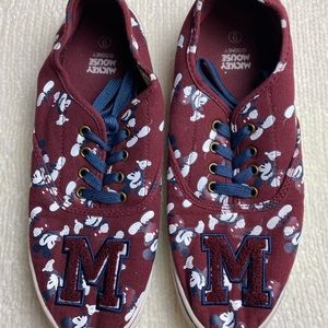 Disney Mickey Mouse Converse Style Shoe